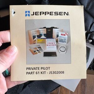 Brand new, all books still in shrink wrap Jeppesen Private Pilot part 61 Kit